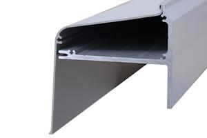 Henderson WP100/T-Wandprofiel 2-sporig rail geanodiseerd, p/meter