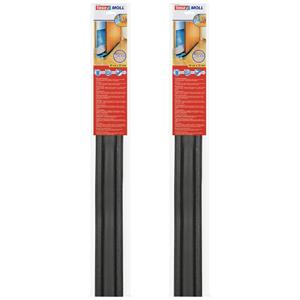 Tesa 05418-00500-05 Dubbele tochtstrip moll Antraciet (l x b) 0.95 m x 25 mm 2 stuk(s)