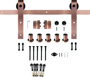 Loftdeur Schuifdeur - Systeem Pakket Rose Gold 200cm