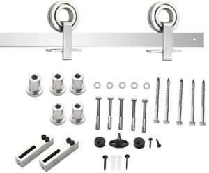 Loftdeur Schuifdeur - Systeem Stainless Steel Design 250cm