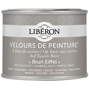 Liberon Libéron muurverf Velours de Peinture Brun Eiffel fluweel mat 125ml