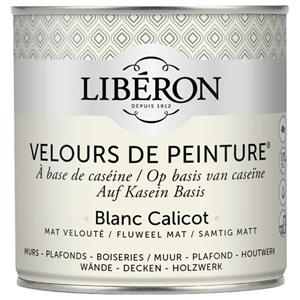 Liberon Libéron muurverf Velours de Peinture Blanc Calicot fluweel mat 500ml