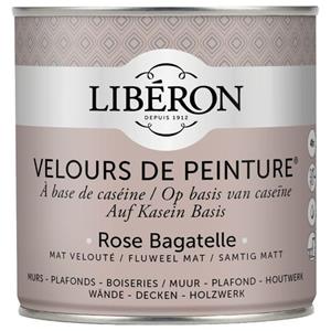Liberon Libéron muurverf Velours de Peinture Rose Bagatelle fluweel mat 500ml