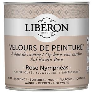Liberon Libéron muurverf Velours de Peinture Rose Nymphéas fluweel mat 500ml