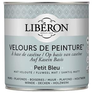 Liberon Libéron muurverf Velours de Peinture Petit Bleu fluweel mat 500ml