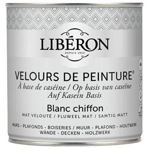 Liberon Libéron muurverf Velours de Peinture Blanc chiffon fluweel mat 500ml
