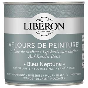 Liberon Libéron muurverf Velours de Peinture Bleu Neptune fluweel mat 500ml