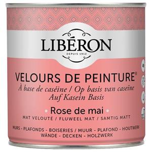 Liberon VELOURS DE PEINTURE Muurverf op basis van caseïne 0,5L Fluweel mat Grès rose