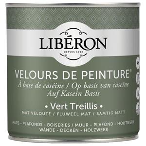 Liberon VELOURS DE PEINTURE Muurverf op basis van caseïne 0,5L Fluweel mat Vert Herbarium