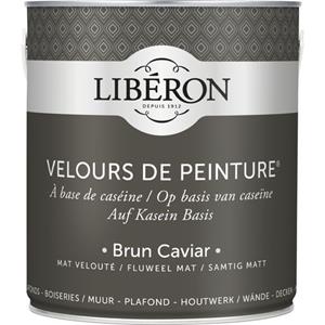 Liberon Libéron muurverf Velours de Peinture Brun Caviar fluweel mat 2,5L