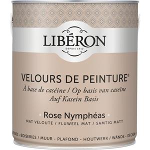 Liberon Libéron muurverf Velours de Peinture Rose Nymphéas fluweel mat 2,5L