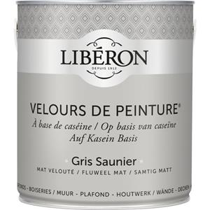 Liberon Libéron muurverf Velours de Peinture Gris Saunier fluweel mat 2,5L