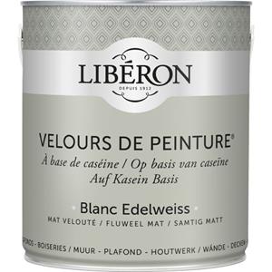 Liberon Libéron muurverf Velours de Peinture Blanc Edelweiss fluweel mat 2,5L