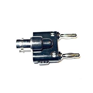 muellerelectric Mueller Electric BU-00260 Messadapter BNC-Buchse - Bananenstecker Silber