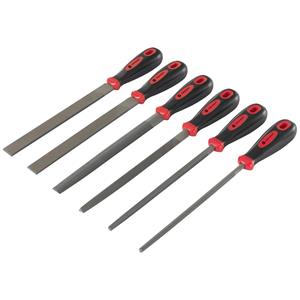 TOOLCRAFT TO-7873782 6-delig Set staalvijlen Lengte 370 mm 1 set(s)