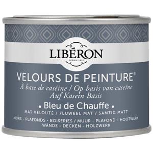 Liberon Libéron muurverf Velours de Peinture Bleu De Chauffe fluweel mat 125ml