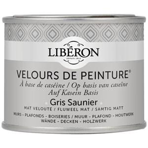 Liberon Libéron muurverf Velours de Peinture Gris Saunier fluweel mat 125ml