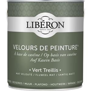 Liberon VELOURS DE PEINTURE Muurverf op basis van caseïne 2,5L Fluweel mat Vert Herbarium