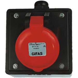 gifaselectric Gifas Electric 301658.E 101978 CEE Anbaudose 16A 5polig 400V 1St.