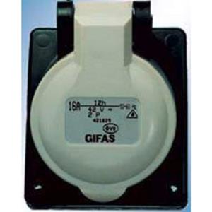 gifaselectric Gifas Electric 421629 102771 CEE Wandsteckdose 16A 2polig 1St.