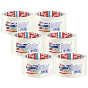 Tesa 58640-00500-00 Packband Transparent (L x B) 66m x 50mm 6St.