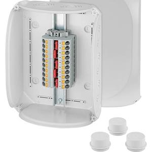 Hensel 62000422 Abzweigkasten mit Schraubklemmen, halogenfrei (L x B) 295mm x 225mm 1St.