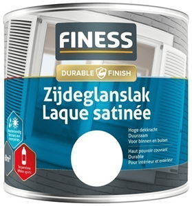 Finess zijdeglanslak zwart 0.75 ltr