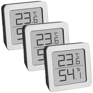 TFA Dostmann Raumthermometer »Digitales Thermometer-Hygrometer 3 er Set TFA 95.2019.54«