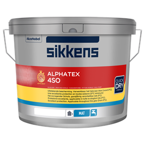 Sikkens alphatex 4so mat wit 2.5 ltr