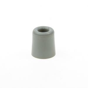 Deurbuffer / deurstopper grijs rubber 35 x 30 mm -