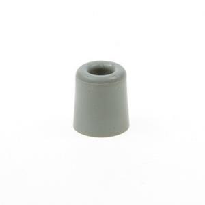 2x Deurbuffer / deurstopper grijs rubber 35 x 30 mm -