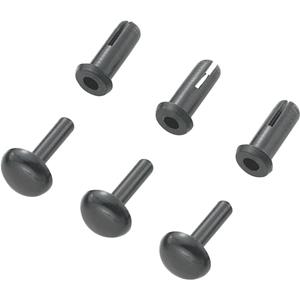 trucomponents TRU COMPONENTS TC-SRR-380K203 Spreizniete Loch-Ø 3mm Schwarz 1000St.