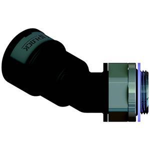 fränkischerohrwerke Fränkische Rohrwerke 4891032500 Verschraubung 122.9mm Schwarz 4St.