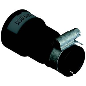 fränkischerohrwerke Fränkische Rohrwerke 4891749600 Verbindungselement Schwarz 6St.