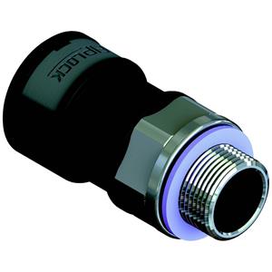 fränkischerohrwerke Fränkische Rohrwerke 4891734900 Verschraubung 68.3mm Schwarz 10St.