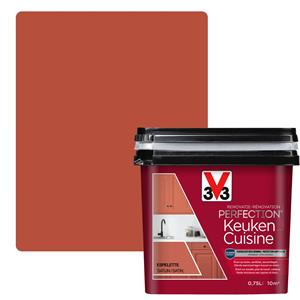 V33 keukenverf Renovatie Perfection espelette zijdeglans 750ml