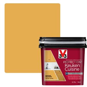V33 keukenverf Renovatie Perfection zijdeglans mosterd 750ml