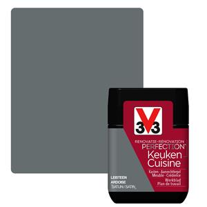 V33 keukenverf Renovatie Perfection leisteen zijdeglans 75ml