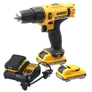 DeWalt DCD716D2 | 10,8V | Schroef- en Klopboormachine | 2 x 2.0 Ah accu + lader | In koffer DCD716D2