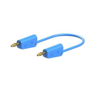 Stäubli LK-4A-S25 Meetsnoer [ - ] 25 cm Blauw 1 stuk(s)