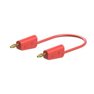 Stäubli LK-4A-S25 Meetsnoer [ - ] 25 cm Rood 1 stuk(s)