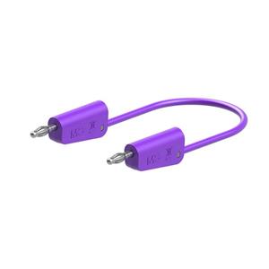 Stäubli LK-4N-S10 Meetsnoer [ - ] 25 cm Violet 1 stuk(s)