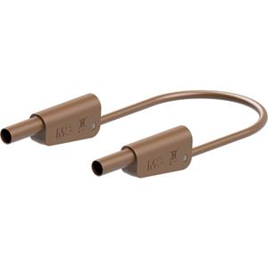 Stäubli SLK-4N-S25 Meetsnoer [ - ] 100 cm Bruin 1 stuk(s)