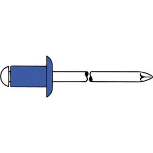 Gesipa 1433572 Blindniete (Ø x L) 4mm x 10mm Stahl Stahl 100St.