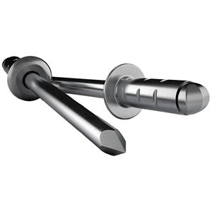 Gesipa 1433573 Blindniete (Ø x L) 4mm x 12mm Stahl Stahl 100St.