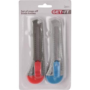 Trendoz 2x Stuks Afbreekmessenset / Breekmessen 15 Cm - Hobbymessenset