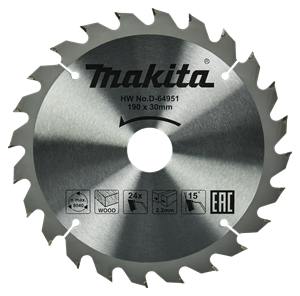 Makita D-64951 Cirkelzaagblad Hout | Mtools