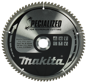 Makita B-33320 Afkortzaagblad Aluminium | Mtools