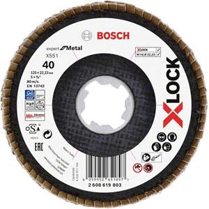 Bosch 2608619803 X551 Lamellenschijf Diameter 125 mm Boordiameter 22.23 mm 1 stuk(s)