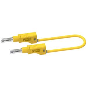 electropjp Electro PJP 2217/600V-CD1-50J Messleitung [Bananenstecker - Bananenstecker] 0.50m Gelb 1St.